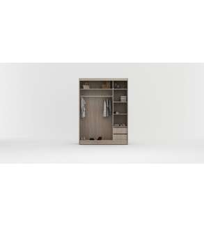 Schwebetürenschrank RA 150 cm mit Spiegel