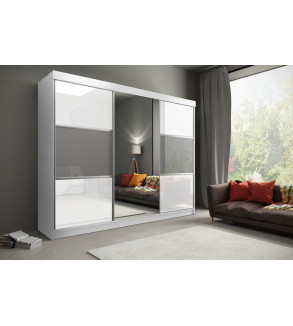 Schwebetürenschrank RA 250 cm mit Spiegel