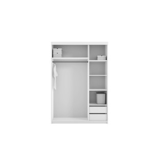 Schwebetürenschrank ST 150 cm mit Spiegel