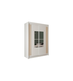Schwebetürenschrank JA 150 cm mit Spiegel