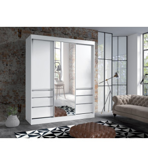 Schwebetürenschrank HA 180 cm mit Spiegel