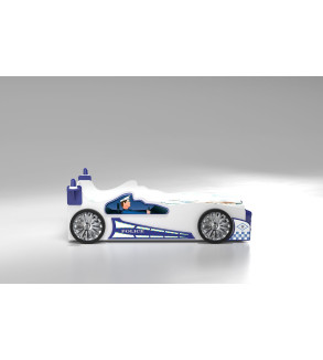KRUDOX POLICE Kinderauto mit Matratze