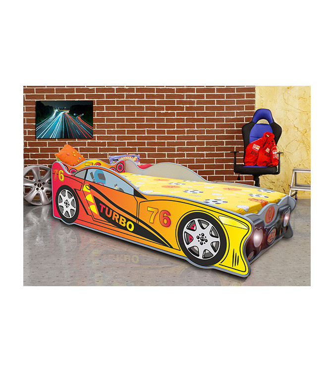 KRUDOX SPEEDY Kinder- und Babybett mit Matratze