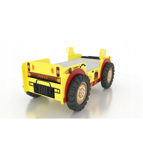 KRUDOX MONSTER TRUCK Kinderbett mit Matratze