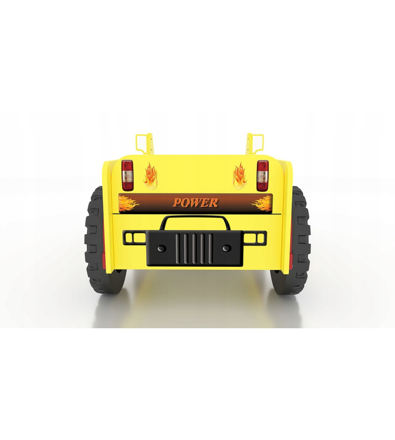 KRUDOX MONSTER TRUCK Kinderbett mit Matratze