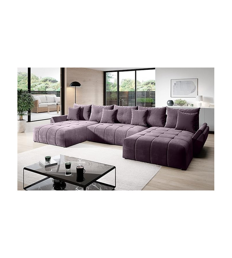 KRUDOX VIGO VELVET U-förmiges Ecksofa