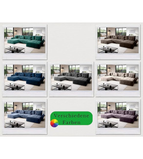 KRUDOX VIGO VELVET U-förmiges Ecksofa