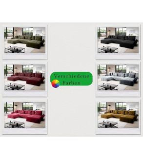 KRUDOX VIGO VELVET U-förmiges Ecksofa