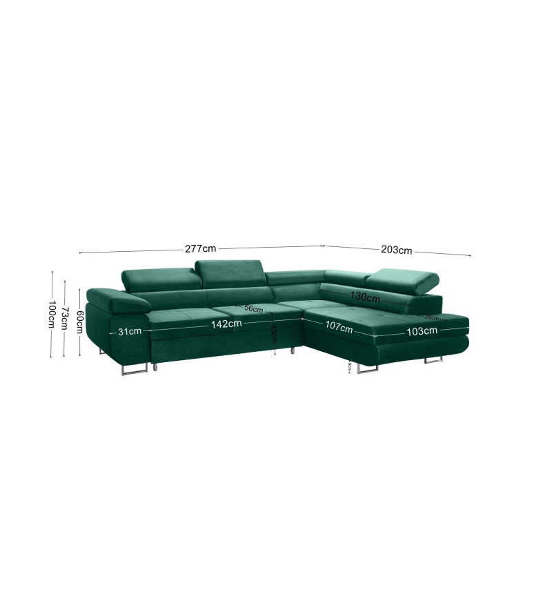 KRUDOX AVATAR L-förmiges Ecksofa