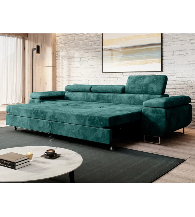 KRUDOX NRG Schlafsofa mit verstellbarer Kopfstütze