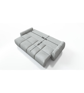 Gaba LONDON 3+2 Sofa Bed Set Velvet