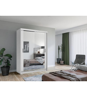 Schwebetürenschrank Lux 120 cm mit Spiegel