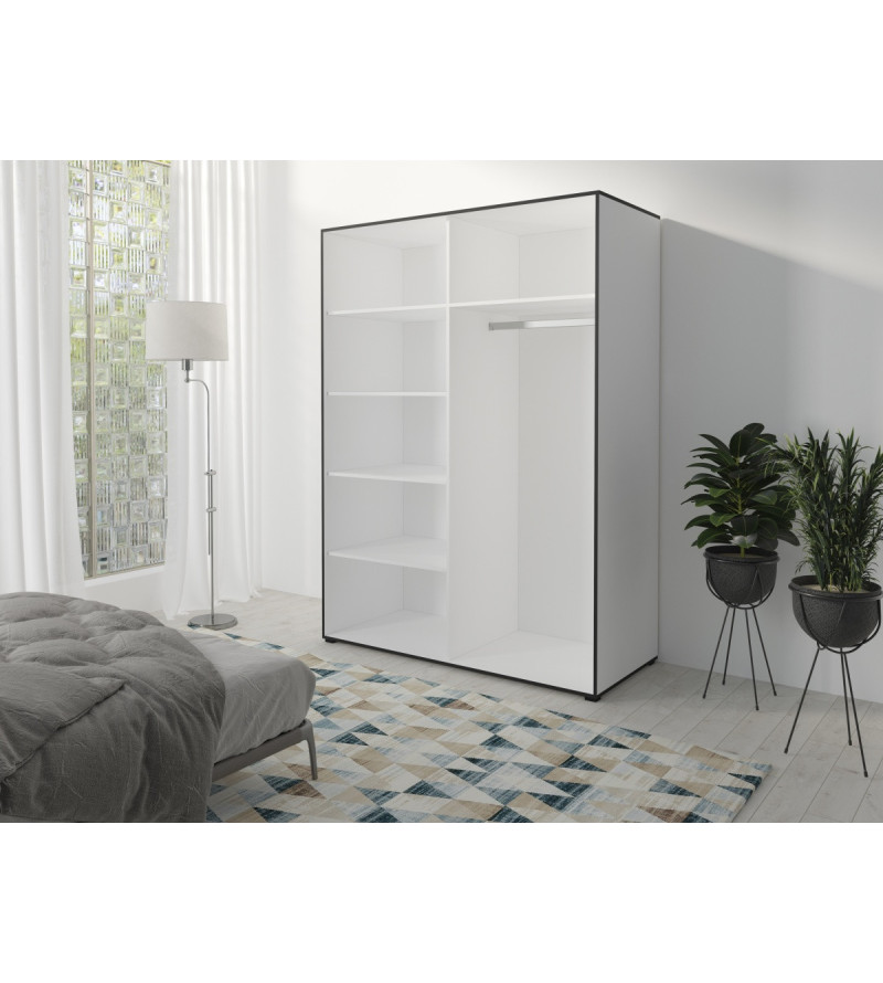 Schwebetürenschrank OS I 180 cm mit Spiegel