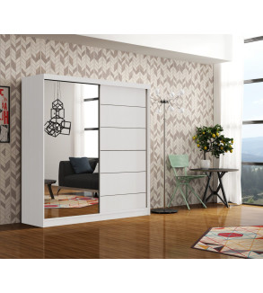 Schwebetürenschrank IN 150 cm mit Spiegel