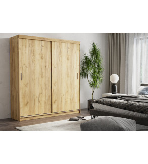 Schwebetürenschrank LX 203 cm mit Spiegel