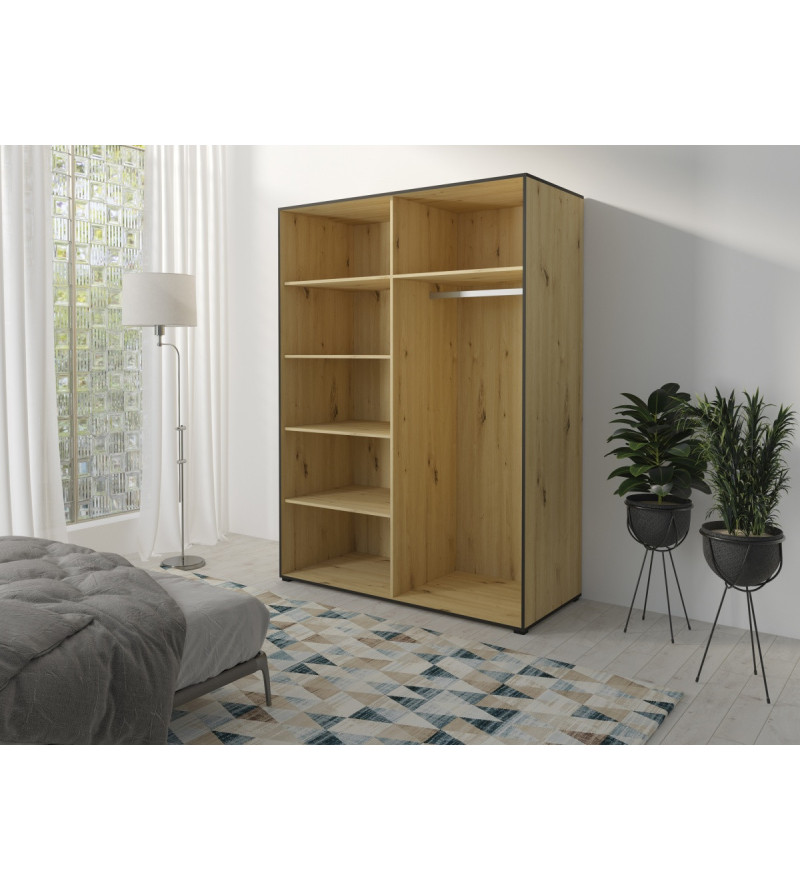 Schwebetürenschrank OS I 150 cm mit Spiegel