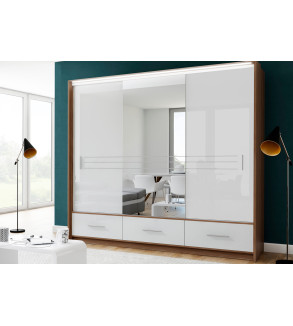 Schwebetürenschrank AM L 250 cm  mit Spiegel