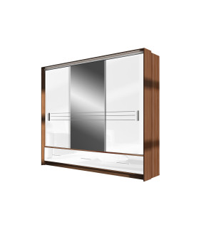 Schwebetürenschrank AM L 250 cm  mit Spiegel