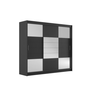 Schwebetürenschrank AR II 250 cm mit Spiegel