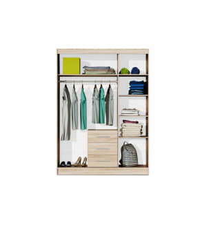 Kleiderschrank BA D3 mit Spiegel