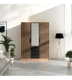 Kleiderschrank BA D3 LX mit Spiegel