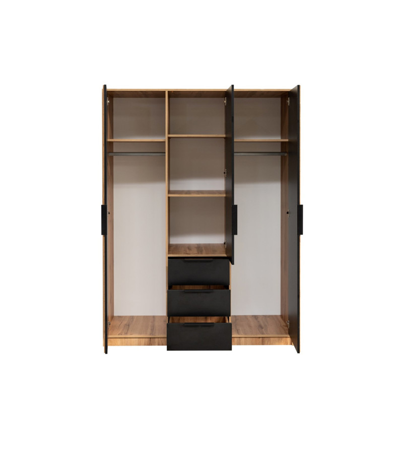 Kleiderschrank BA D3 LX mit Spiegel