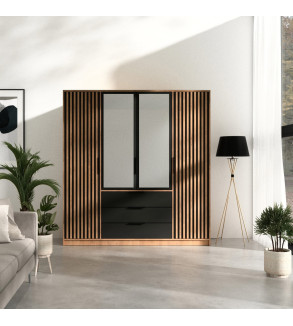 Kleiderschrank BA LX D4 mit Spiegel