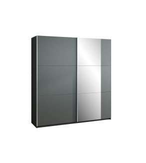 Schwebetürenschrank BS 200 cm mit Spiegel