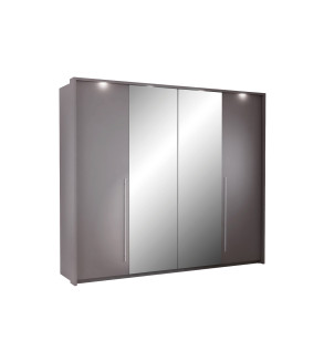 Kleiderschrank BR 255 cm mit Spiegel