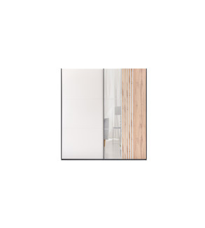 Schwebetürenschrank EV 203 cm mit Spiegel