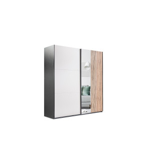 Schwebetürenschrank EV 203 cm mit Spiegel