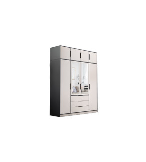 Kleiderschrank LT D4 196 cm mit Spiegel