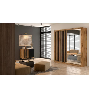 Schwebetürenschrank LN L 203 cm mit Spiegel