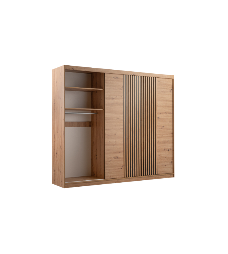 Schwebetürenschrank MA 250 cm mit Spiegel