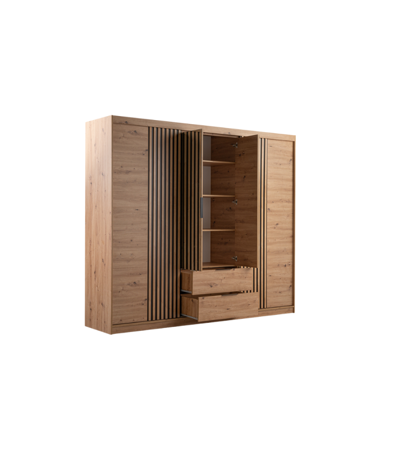 Schwebetürenschrank MA 250 cm mit Spiegel