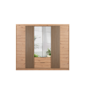 Schwebetürenschrank MA 250 cm mit Spiegel