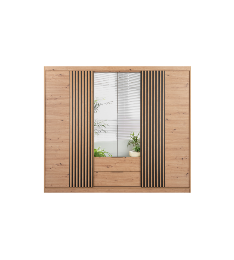 Schwebetürenschrank MA 250 cm mit Spiegel