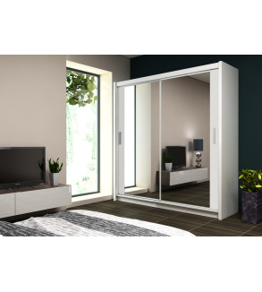 Schwebetürenschrank PS 160 cm mit Spiegel