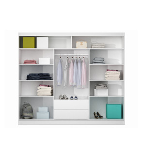 Schwebetürenschrank PN 250 cm mit Spiegel