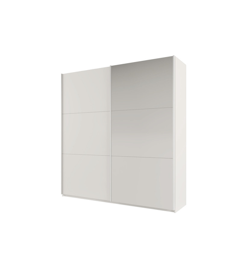 Schwebetürenschrank RS 225 cm mit Spiegel