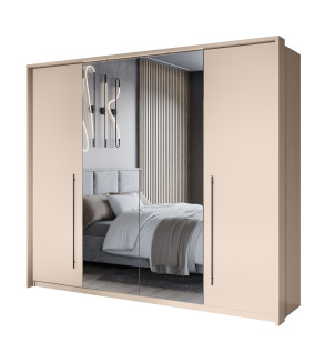 Kleiderschrank SN 250 cm mit Spiegel