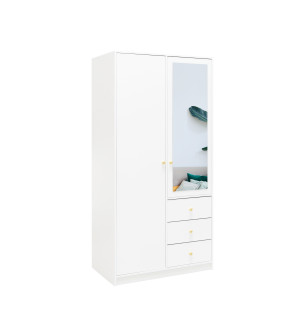 Kleiderschrank SA D2 100 cm mit Spiegel