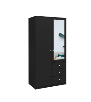 Kleiderschrank SA D2 100 cm mit Spiegel