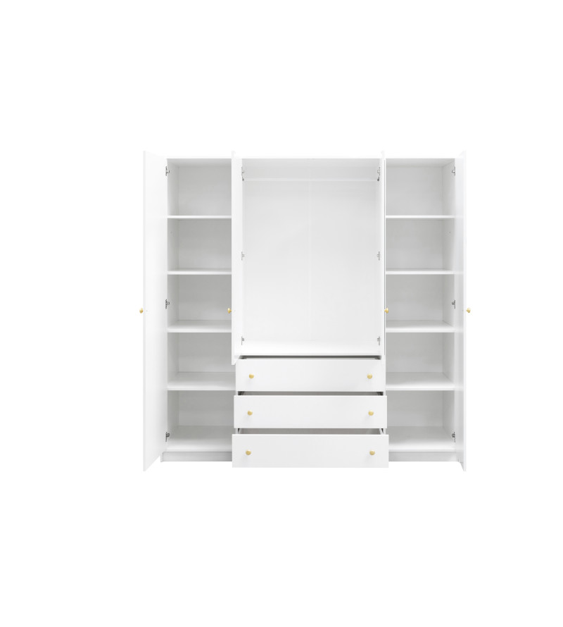 Kleiderschrank SA D4 196 cm mit Spiegel