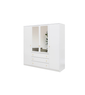 Kleiderschrank SA D4 196 cm mit Spiegel