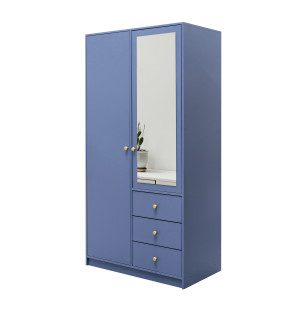 Kleiderschrank SA II D2 100 cm mit Spiegel