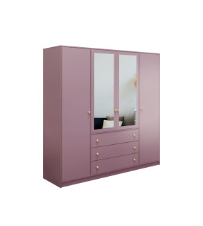 Kleiderschrank SA II D4 196 cm mit Spiegel