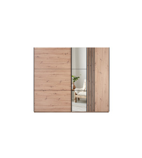 Schwebetürenschrank SA 250 cm mit Spiegel