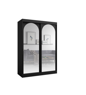 Schwebetürenschrank MO 150 cm mit Spiegel