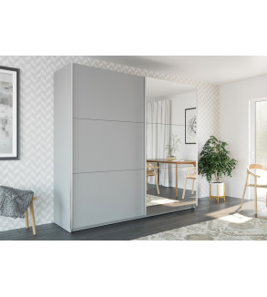 Schwebetürenschrank VO 225 cm mit Spiegel